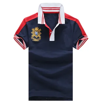 

high quality hombre big horse polo shirt top Men Short sleeve Casual horse Shirt camisa embroidered polo homme masculine