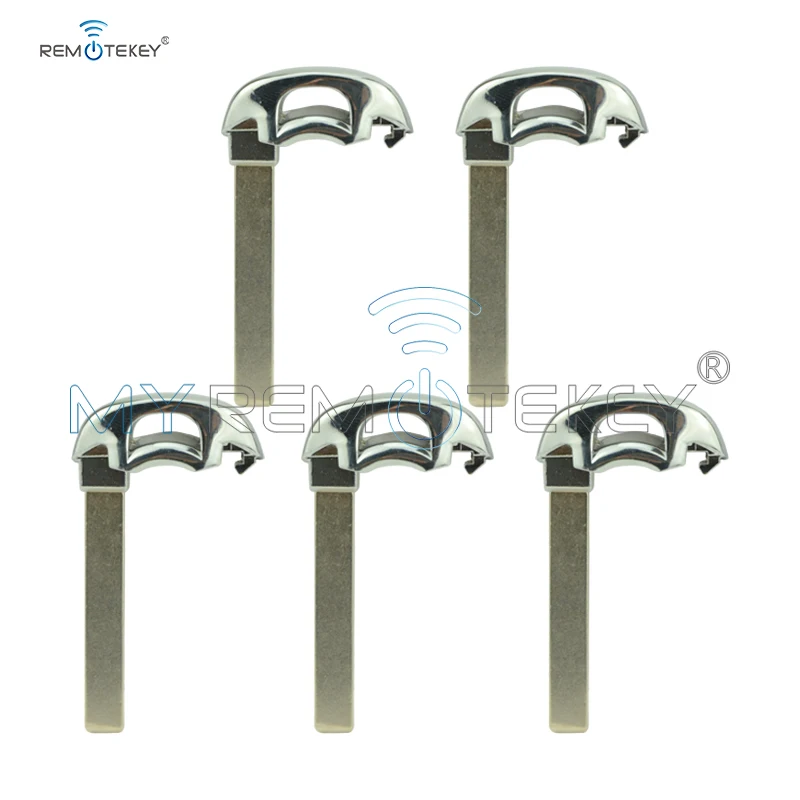 

Remtekey 5pcs New Uncut Smart Remote PROX Emergency Key Insert for Chevrolet HYQ4AA HU100 13590048 HYQ4EA