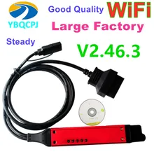 Vci3 v2.46.3 qualidade a + grande cabo sdp3 vci3 scanner wifi 2.46.3 para o diagnóstico sem fio VCI-3 caminhão 2.31 em vez vci2