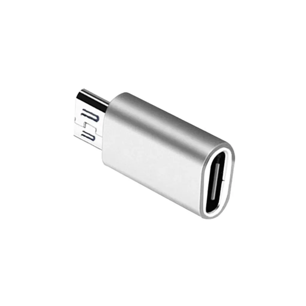 Адаптер Worallymy Mini Type c Мама на Micro USB мама для телефона 3 0 конвертер из алюминиевого