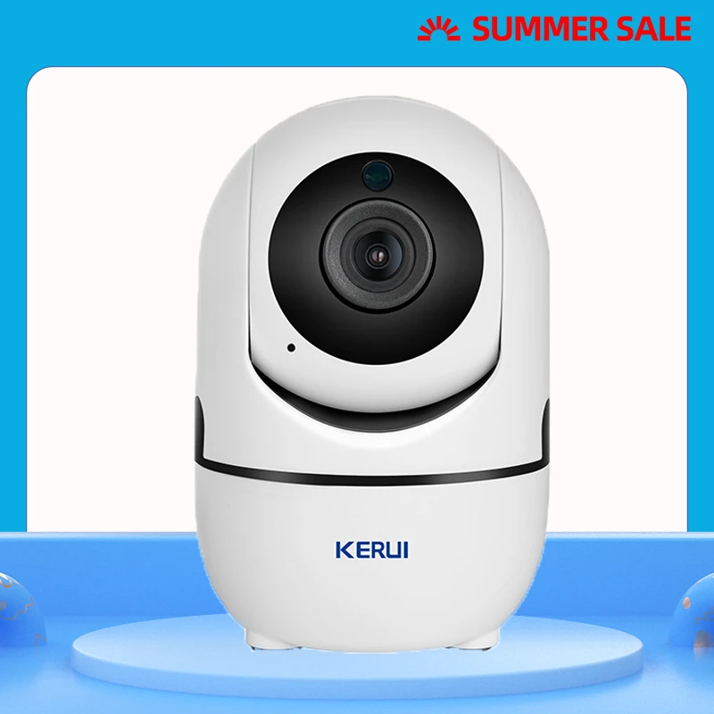 Que pasa Camarada referir KERUI, cámara IP 1080P HD para seguridad del hogar, Mini cámara portátil  para interior, red CCTV inalámbrica, cámara de almacenamiento en la nube,  Monitor en tiempo Real|Cámaras de vigilancia| - AliExpress