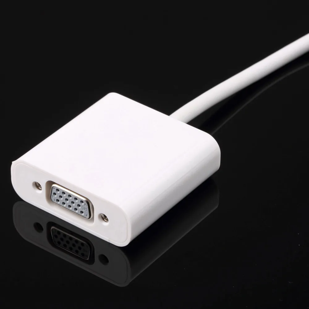 Мини 3-дюймовый DisplayPort DP To VGA Кабель-адаптер для ноутбука