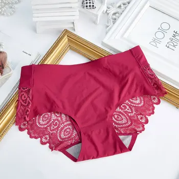 

Women's Underpants Female 1/3pcs Panties Comfort Intimates Lace Underwear Briefs Ice Silk Hollow Out Sexy pink Lingerie Calcinha