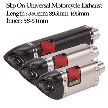 

Slip On Universal Motorcycle Exhaust Muffler DB Killer 51mm Modified Escape Moto For GSXS750 Z900 YZF R6 Ninja400 CBR500 S1000RR
