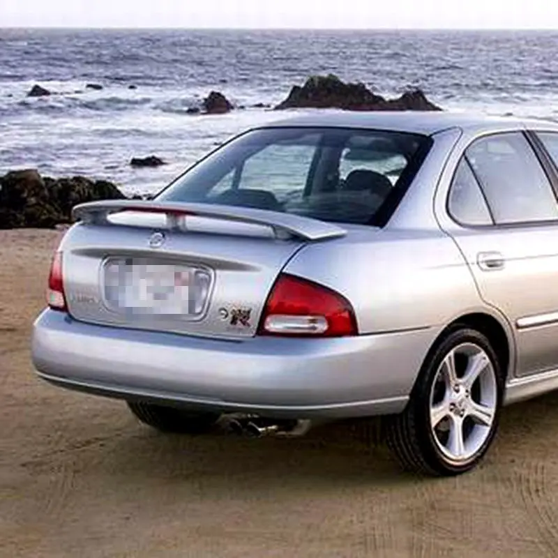 Для Nissan Sentra 2000 Задний Спойлер ABS Материал заднее крыло праймер цвет нажмите хвост автомобиля украшение в виде хвостового крыла для Sentra