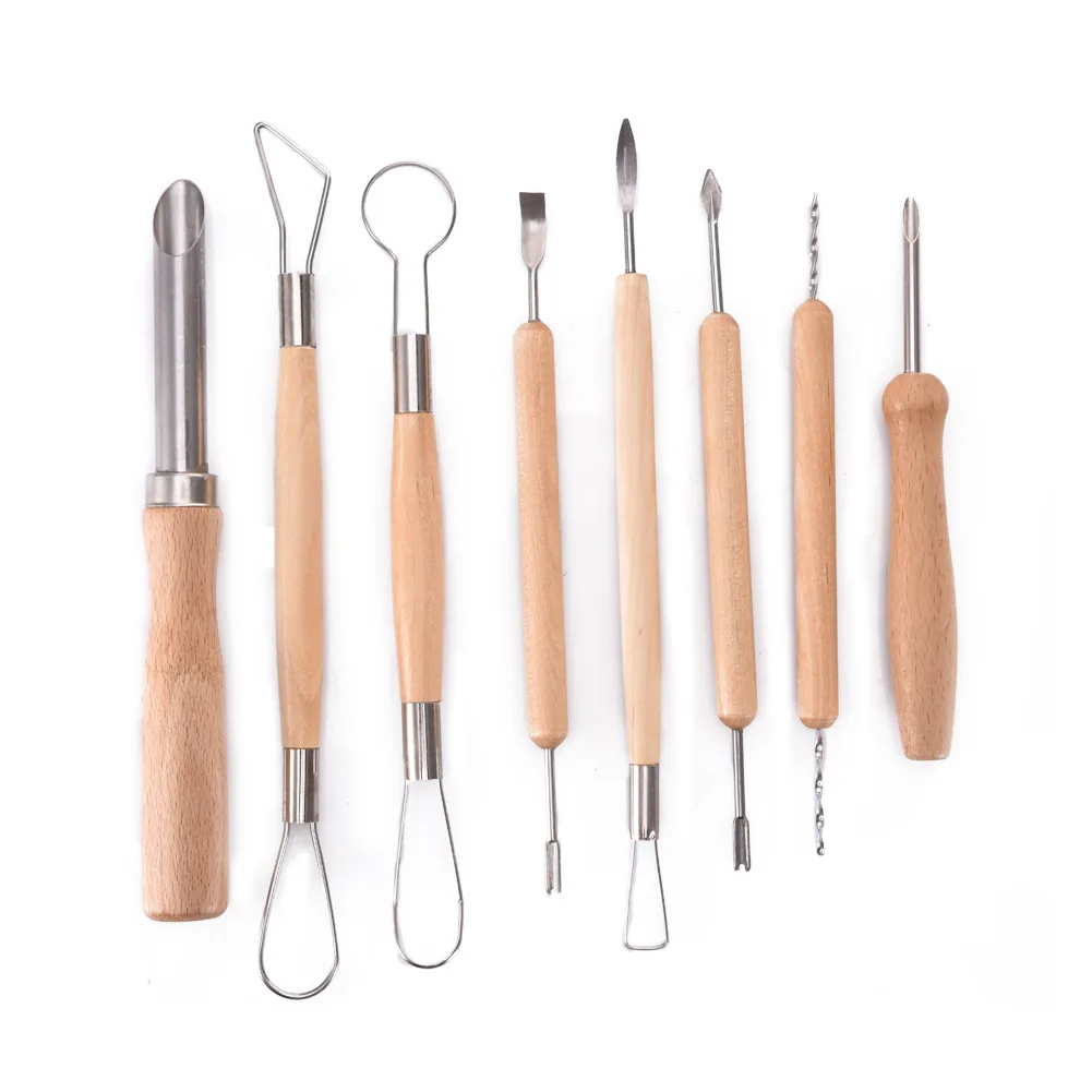

Pumpkin Carving Tool Kit Fruit Ceramic Pottery Woodwork Peeling Sculpting Tools Set _WK