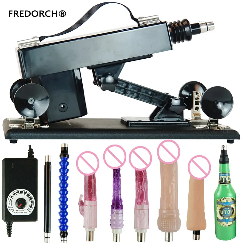 FREDORCH-New-Sex-Machine-Hand-Free-Pumping-Gun-with-4-Dildos-Automatic-Sex-Machines-for-Man