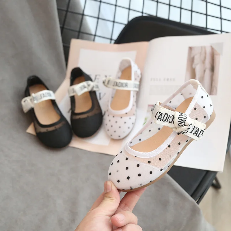 Kids girl shoes Lace Princess Leather Spring autumn Toddler Infant Shoes For girl flats Children Shoes