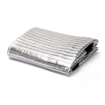 

Reflective Shade Cloth Aluminum Foil Shading Sail Sunsn Shade Net 3X2M for Garden Flower Plants Pergola Patio