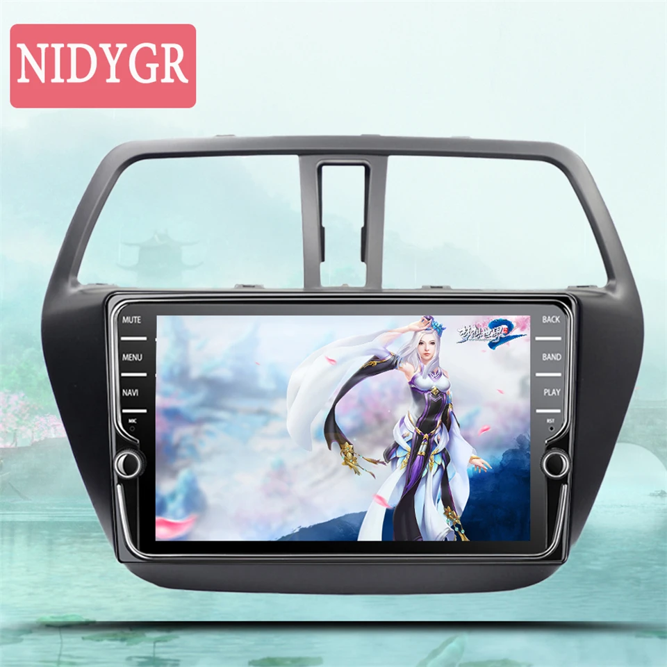 Автомагнитола мультимедийный видеоплеер навигация GPS-монитор для Suzuki SX4 2 S-Cross 2014