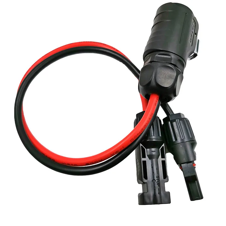 10AWG 2 Pin Мощность промышленный круговой соединитель для MC4 y-разветвляющаяся параллельный кабель адаптер для Панели солнечные чемодан и Grand дизайн