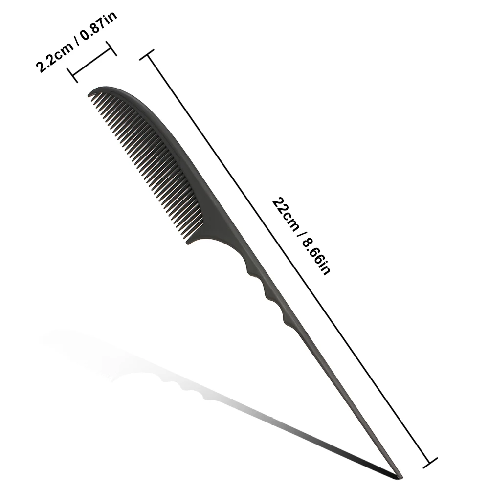 Профессиональная 8,8 дюймовая расческа для хвоста Антистатическая расческа для начеса расческа для волос для всех типов волос