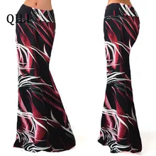 QILI Женская юбка с принтом ампир Плюс Размер Длинная юбка бутик женская одежда уличная элегантная женская юбка S-3XL