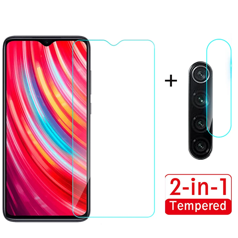 

2 in 1 Camera Lens Glass For Redmi Note 8 7 Pro K20 7 K20 Pro Tempered Glass Screen Protector For Xiaomi Mi 9 SE CC9 CC9E A3 9T