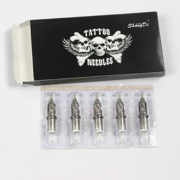 

20PCS Disposable revolution sterilized tattoo needle semi-permanent makeup tattoo machine needle cartridges M1/RM for tattoo machine kit eyebrow needle