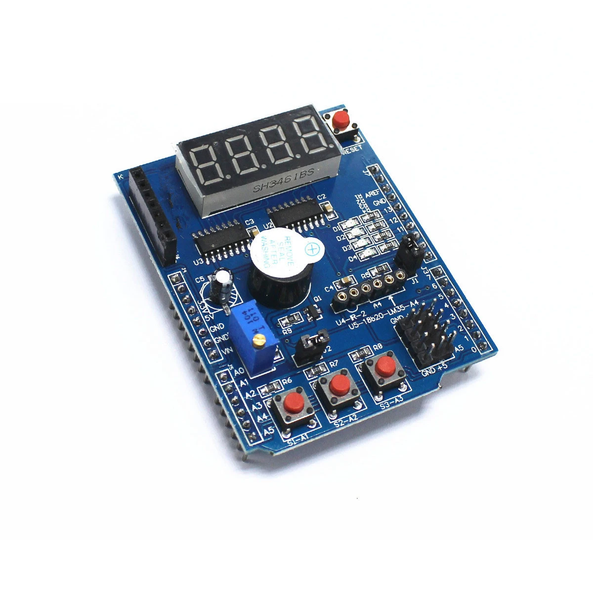 Multifunctional expansion board kit based learning for arduino UNO r3 LENARDO mega 2560 Shield | Электронные компоненты и