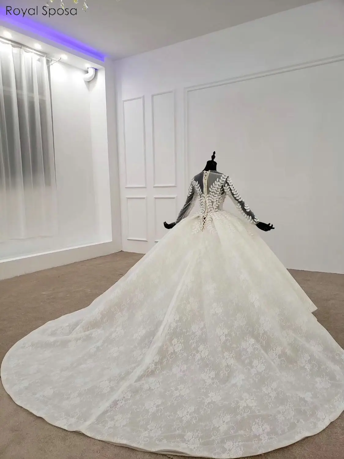 Robe de mariee винтажное кружевное свадебное платье с длинным рукавом сексуальное свадебное платье для свадьбы
