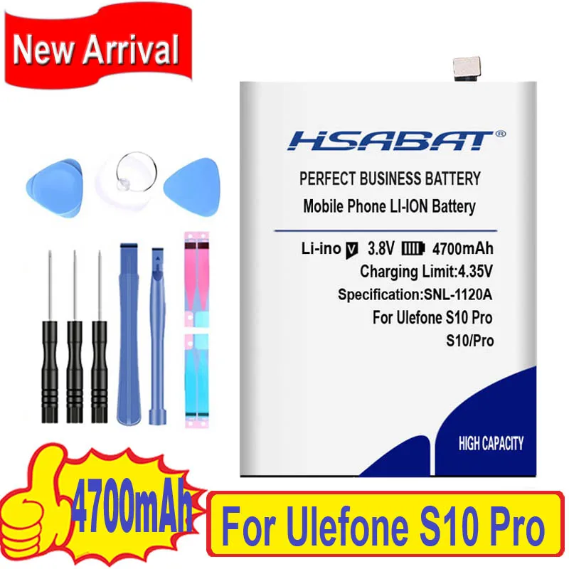 HSABAT 4700mAh аккумулятор для Ulefone S10 Pro