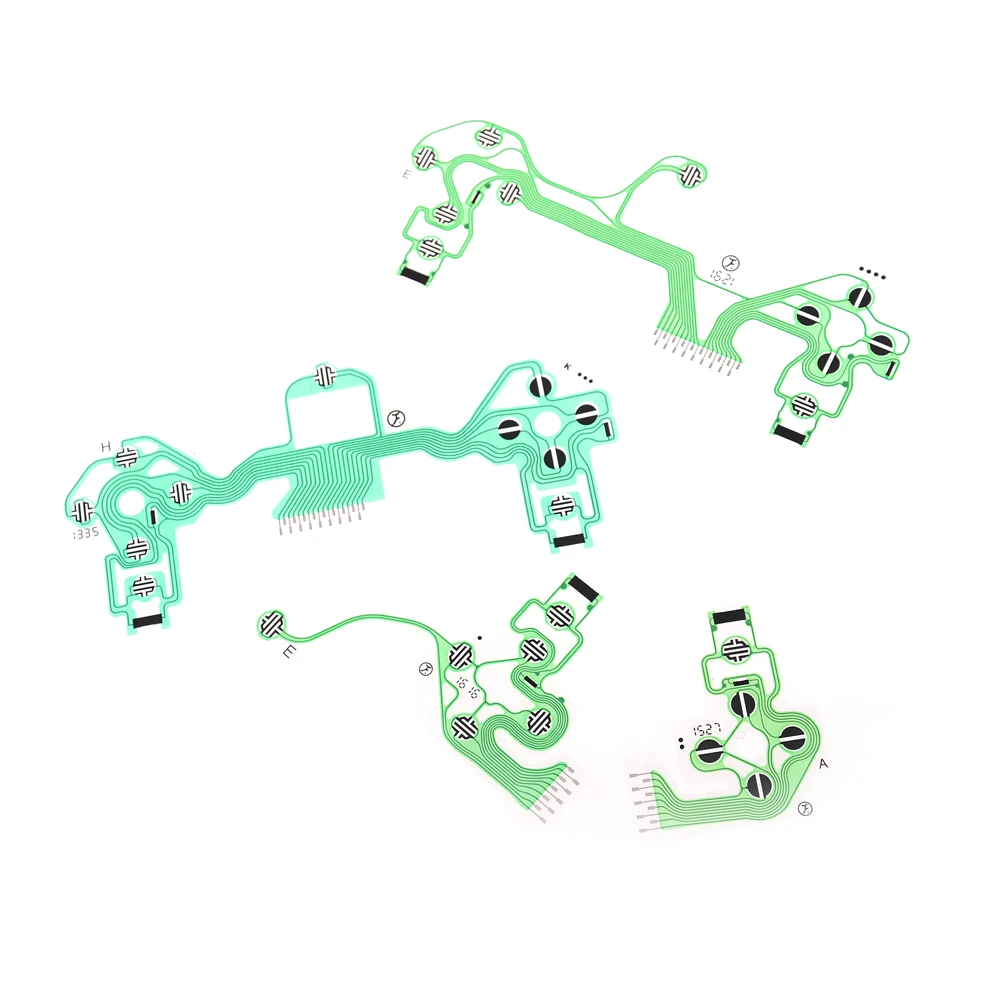 1PC Replacement Buttons Ribbon Circuit Board For PS4 Dualshock 4 Pro Slim Controller Conductive Film Keypad Flex Cable PCB