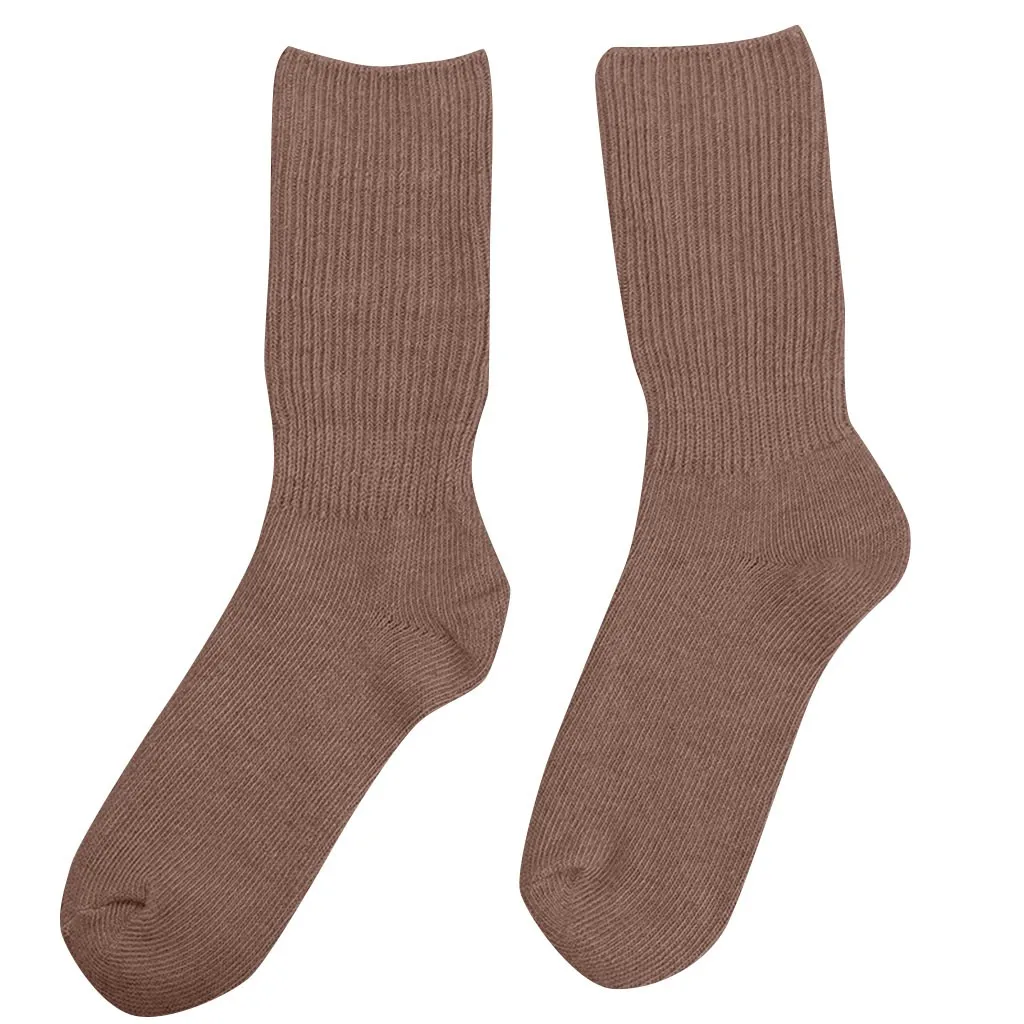 Женские носки, Осень-зима, хлопковые полосатые короткие носки, Повседневная Уличная одежда, счастливые носки, женские милые носки для девочек, цвета хаки