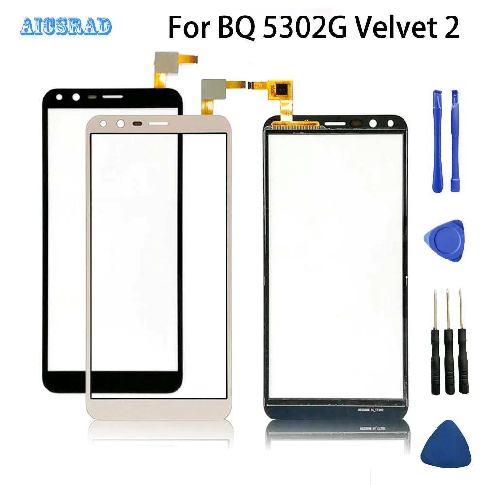 Переднее внешнее стекло AICSRAD для BQ 5302G 5302 BQ5302G Сенсорная панель Сенсорный экран