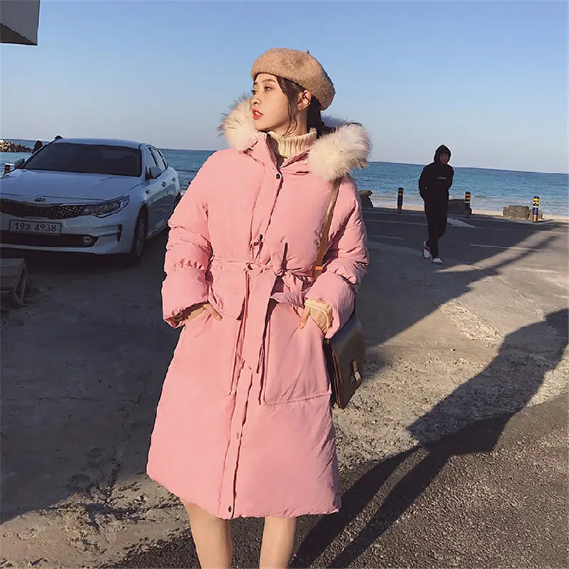 

Full Sleeve Long Winter Parka Hooded Coats and Jackets Fashion Casual Pockets Casaco Feminina Winter Clothes For Women f1633