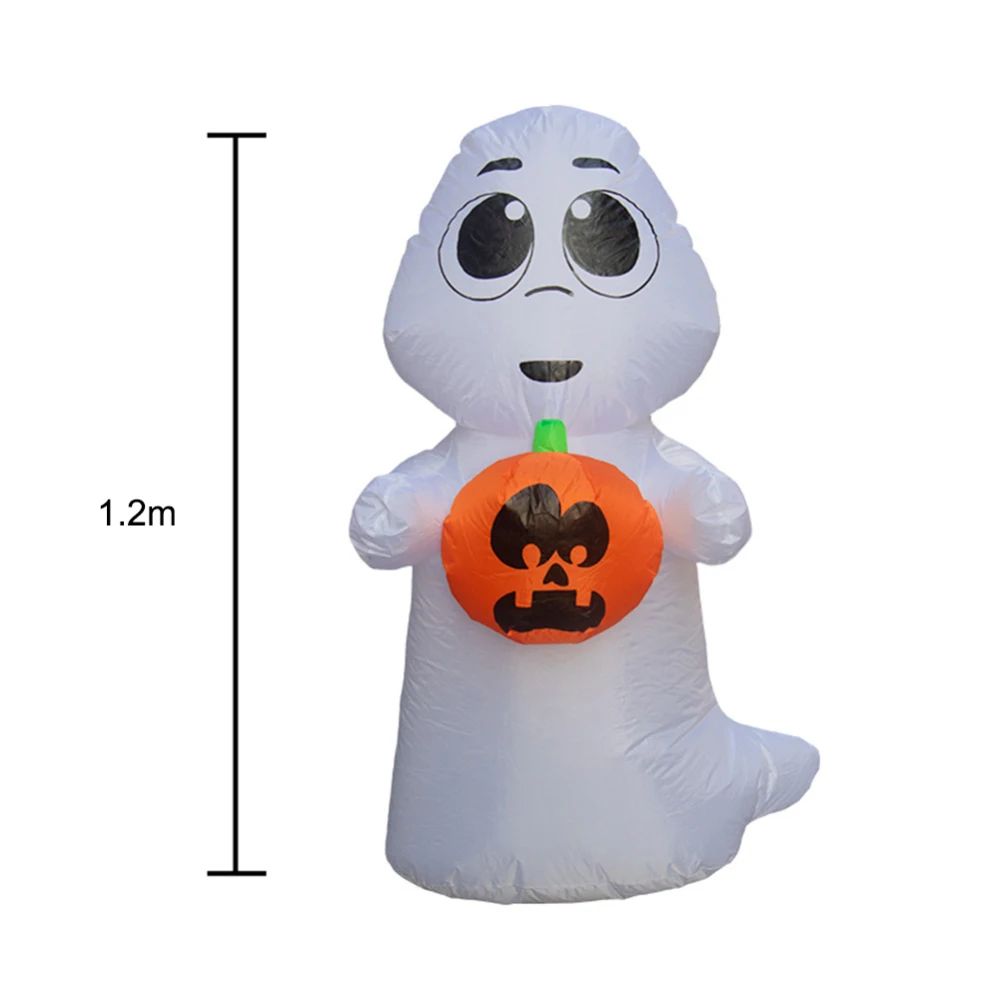 

1.2m Pumpkin Ghost Doll Halloween Decorations Outdoor LED Inflatable Toys Shopping Mall Decoration Halloween Party Supplies