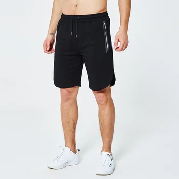 

Men's Casual Knee Length Shorts 2020 Summer Casual Sports Short Pants Men Slim Fit Breathable Solid Color Shorts Male HX312