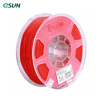 

eSUN PLA 1.75mm 3D Printer Filament Corn Grain Refining Material 1KG Spool (2.2lbs) Red Consumables Material Refills