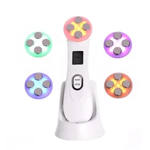 5в1 РЧ и мезотерапия ЭМС электропорация лица красота ручка радиочастотный светодиодный фотон омоложение кожи средство для удаления морщин