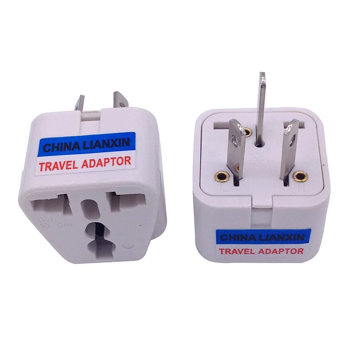 Copper Australian Rules Conversion Socket National Standard Tripod Plug Australia New Zealand Adapter Three Flat Australian Stan
