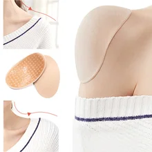 Self Adhesive Shoulder Pads Push-up Pad Soft For Women Breathable 1 Pair