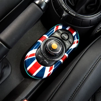 

Car Center Console Multimedia Button Gear Panel Housing Cover Sticker For MINI COOPER F55 F56 F57 Modification Car Accessories