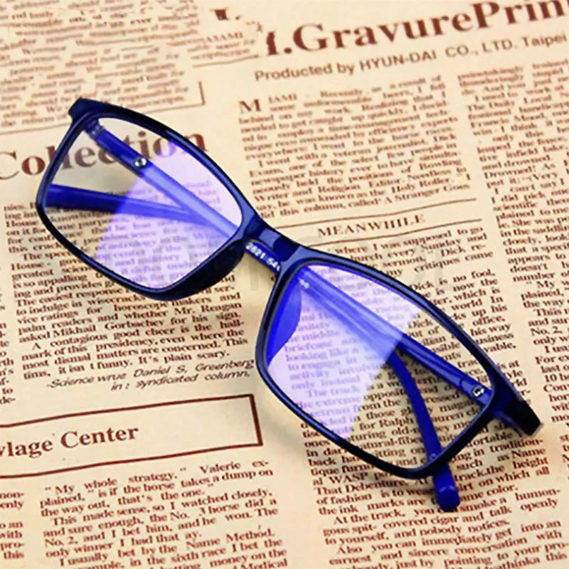 

New Anti Light Glasses Ray Blue Fashion Anti Blue Fatigue Protection Blocking Goggles Eye Square Radiation Computer