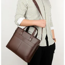 Новая мода Pu мужская сумка через плечо корейский мягкий кожаный портативный Портфель Досуг сумка для ноутбука кожаная мужская сумка