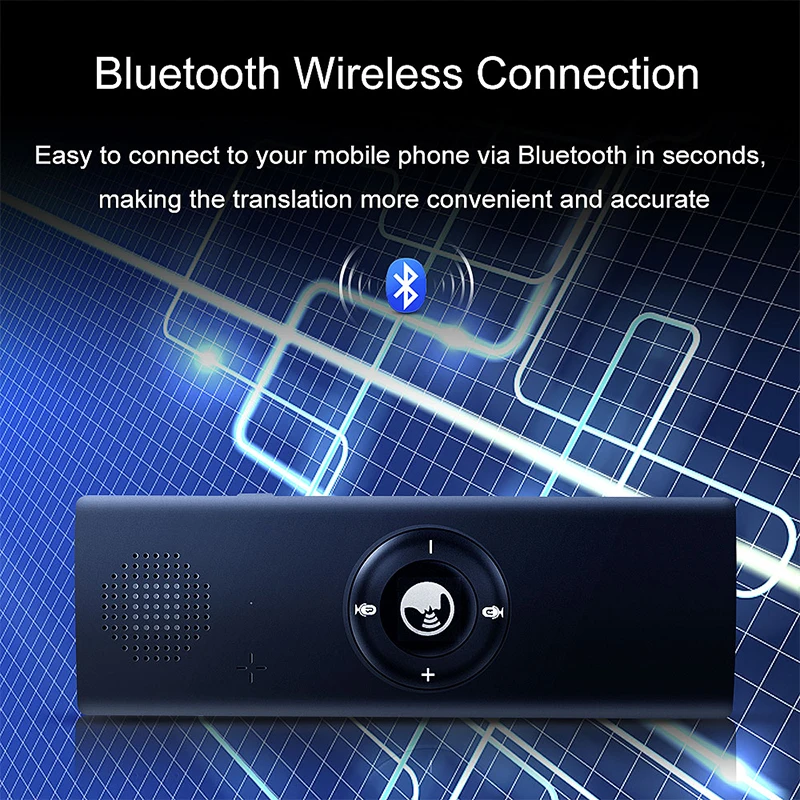 T13 интеллигентая(ый) 2-полосная мгновенный голосовой переводчик Bluetooth обращаем ваше внимание, перевод Язык обучения переводчик ручка