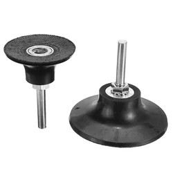 Support de disque de ponçage rotatif 2 "& 3" avec 2 tiges de 1/4 ", avec vis, pour meuleuses, outils abrasifs 