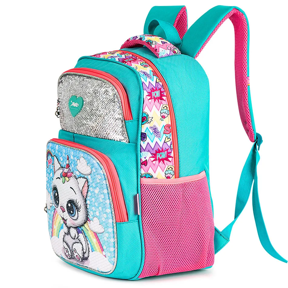 Sequins Unicorn School Bag with Large Capacity