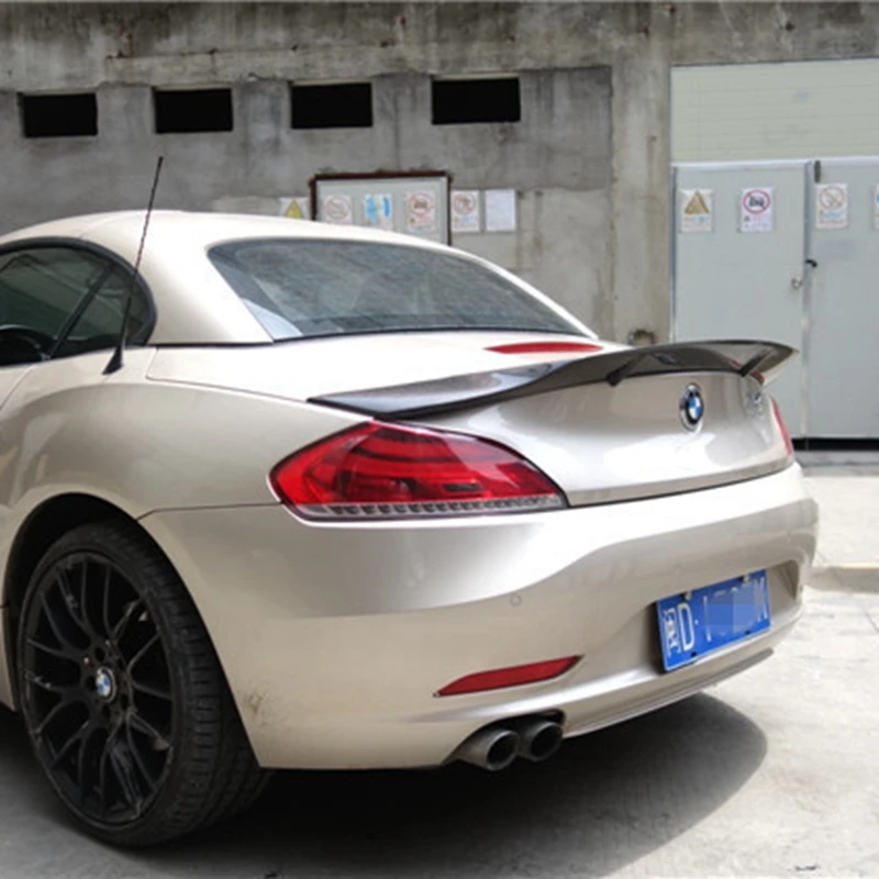 

For BMW Z4 E89 Coupe Car Decoration 18i 20i 23i 28i 30i 35i Carbon Fiber Rear Trunk Spoiler 2009-2014 R Style