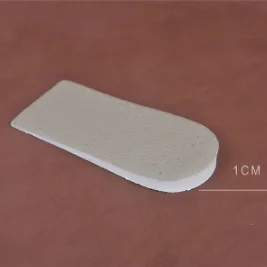1CM Увеличивающие рост стельки невидимые унисекс для женщин увеличивающие вставки подушечки EVA подъемная стелька под пятку супинатор - Цвет: 1CM