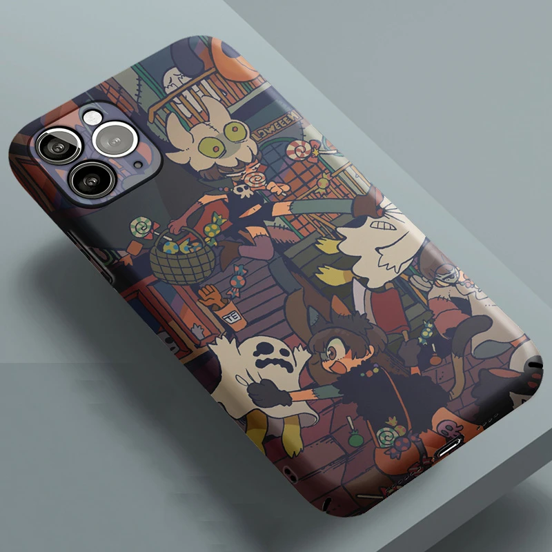 Japanese Ukiyoe Anime Ghost Oil Painting Cartoon Hard Case For Iphone 13 Pro Max 12promax 11promax Case Phone Cover Phone Case Covers Aliexpress