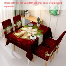 Wodoodporny świąteczny obrus i elastyczny pokrowiec na krzesło święty mikołaj prostokątny stół w jadalni szmatka na imprezy imprezowe