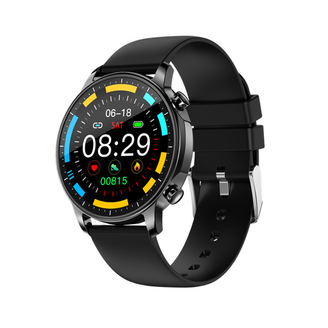 Smart Watches Full Touch Fitness Tracker Real-Time Heart Rate Monitor Blood Pressure Whatsapp Notification Smart Clock Men