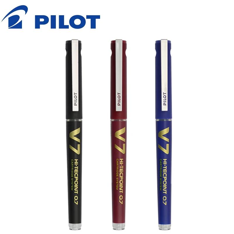 1 шт. гелевая ручка PILOT BXC V7 цветная чернильная 0 7 мм синяя/черная/красная для