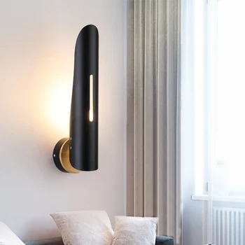 

New arrival post modern wall lamp living room bedroom simple light luxury corridor aisle back ground wall light bedside lighting