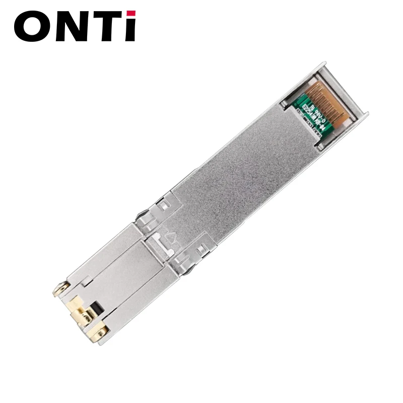 ONTi 10G RJ45 Copper SFP Module 10GBase Tx Ethernet Gpon Olt Fiber Optic FTTH Compatible with 2