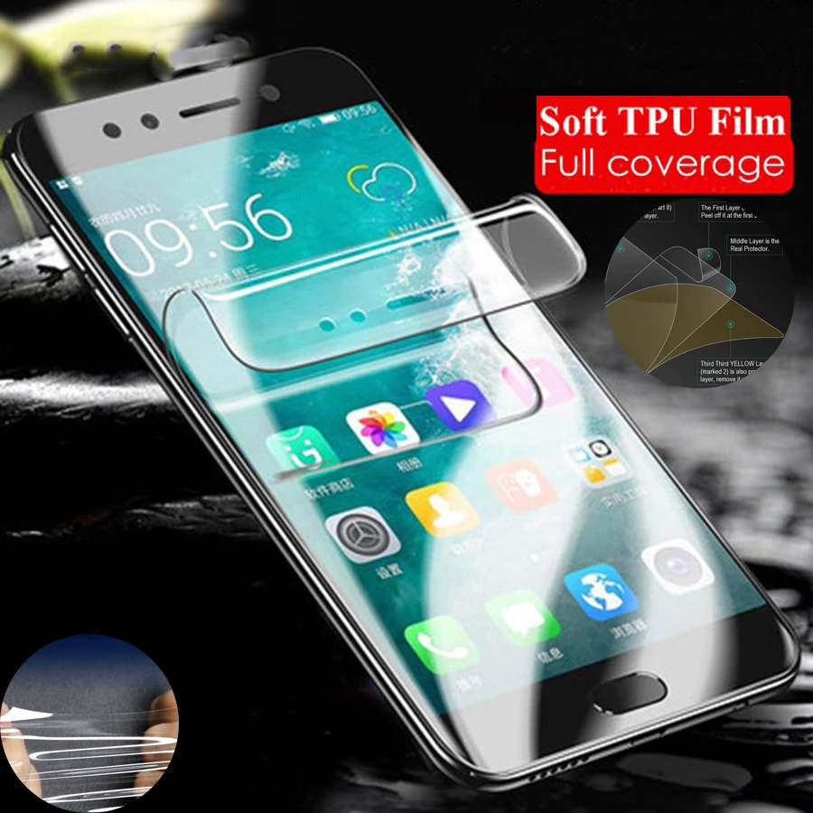 Для Google Pixel 3 3a 2 XL 3D изогнутая мягкая TPU полная крышка передняя защита экрана HD