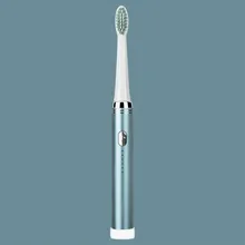 Звуковая зубная щетка Водонепроницаемый Мягкий таймер головки перезаряжаемая USB зубная щетка