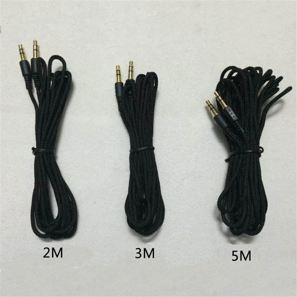 2M/3M/5M Extension Cable 3.5mm AUX AUXILIARY CORD Male to Male Stereo Audio Cable for CAR PC MP3 MP4 CD Phone