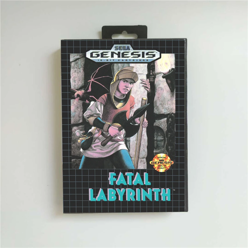 

Fatal Labyrinth - USA Cover With Retail Box 16 Bit MD Game Card for Sega Megadrive Genesis Video Game Console